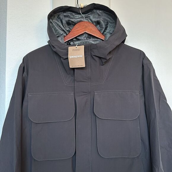 PATAGONIA ISTHMUS UTILITY JACKET DARK GREY MENS LARGE - Picture 2 of 8